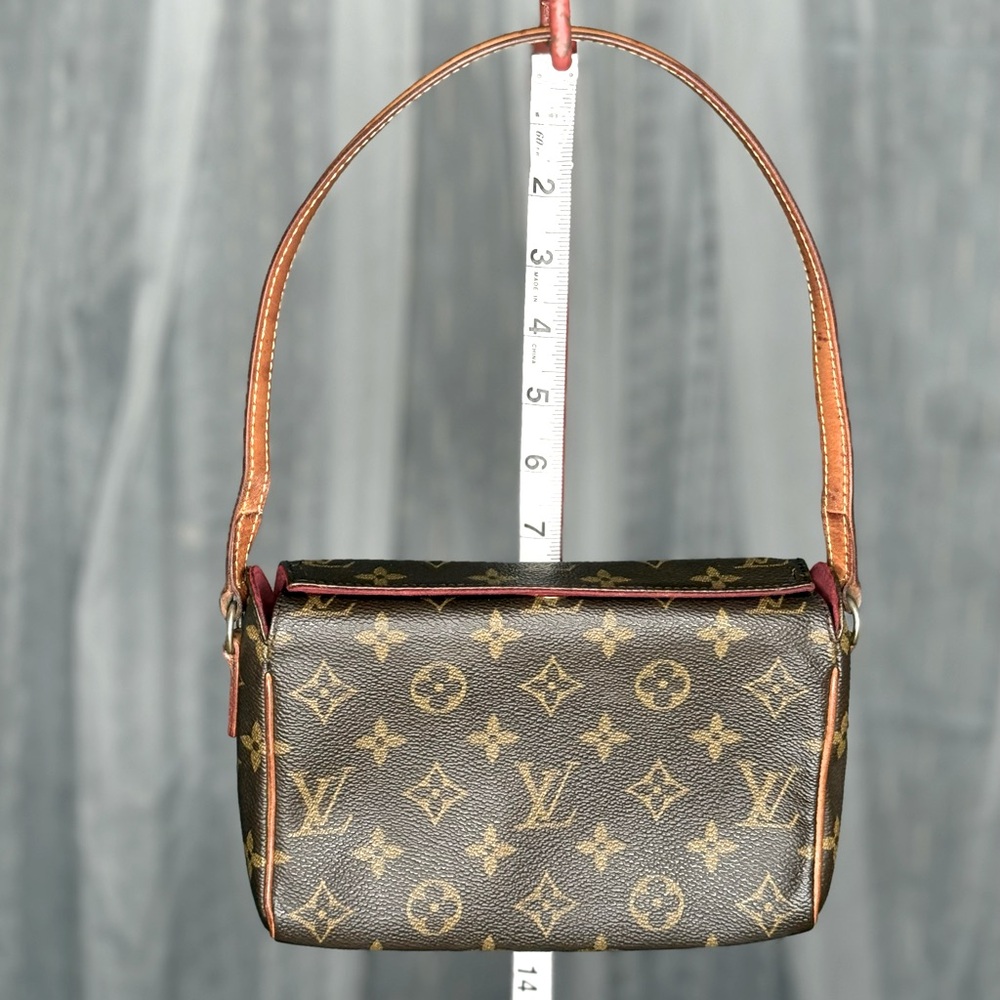 Authentic Louis Vuitton Recital Monogram Shoulder Bag with COA